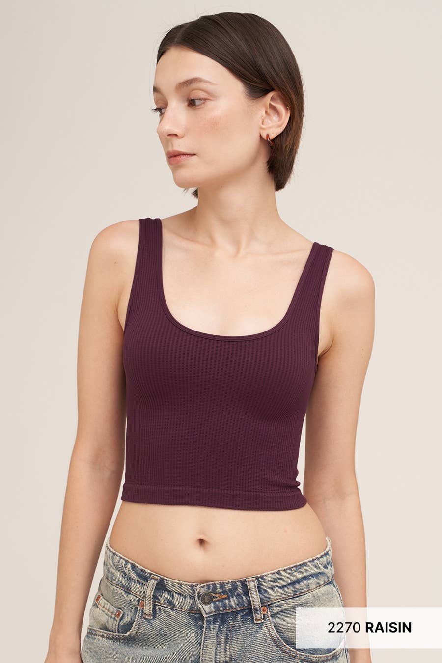 Reversible Ribbed Top, NIKIBIKI