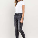 Lovervet Raw Hem Cropped Skinny Jeans (online only)