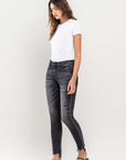 Lovervet Raw Hem Cropped Skinny Jeans (online only)