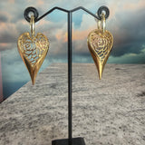 Gold Drop earrings, Zhanna Jewelry