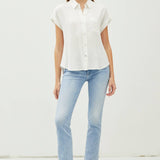 Be Cool - SOLID SHORT SLEEVE BUTTON DOWN SHIRT