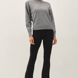 Be Cool - RIB DETAIL BOATNECK SWEATER