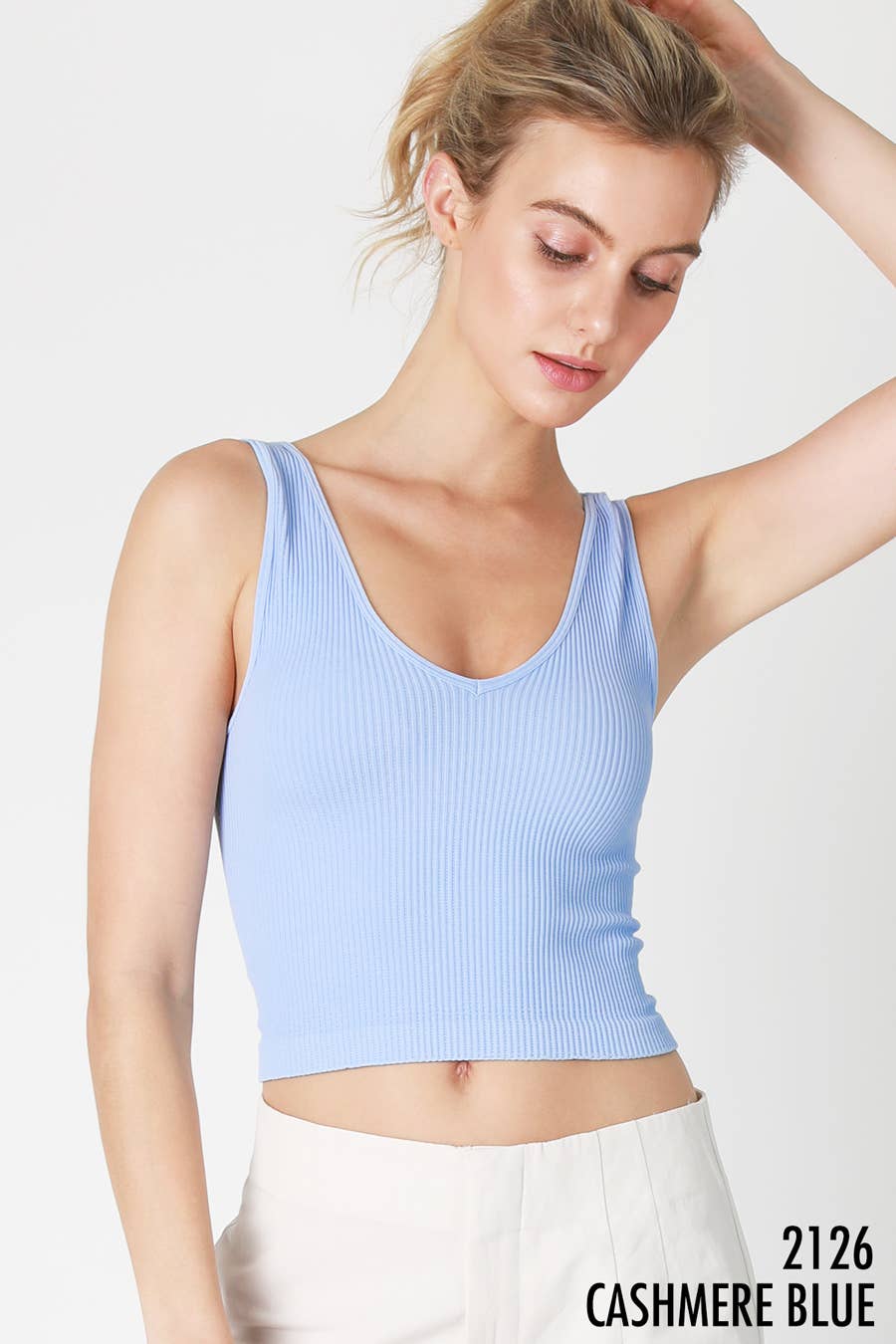 Reversible Ribbed Top, NIKIBIKI