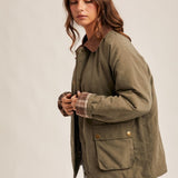 Flannel Lined Barn Jacket, By Hem and Thread