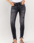 Lovervet Raw Hem Cropped Skinny Jeans (online only)