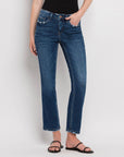 FLYING MONKEY - MID RISE ANKLE SLIM STRAIGHT JEANS