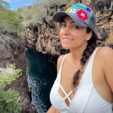 Lumily - Tulum Hand Embroidered Trucker Flower Hat - Mexico