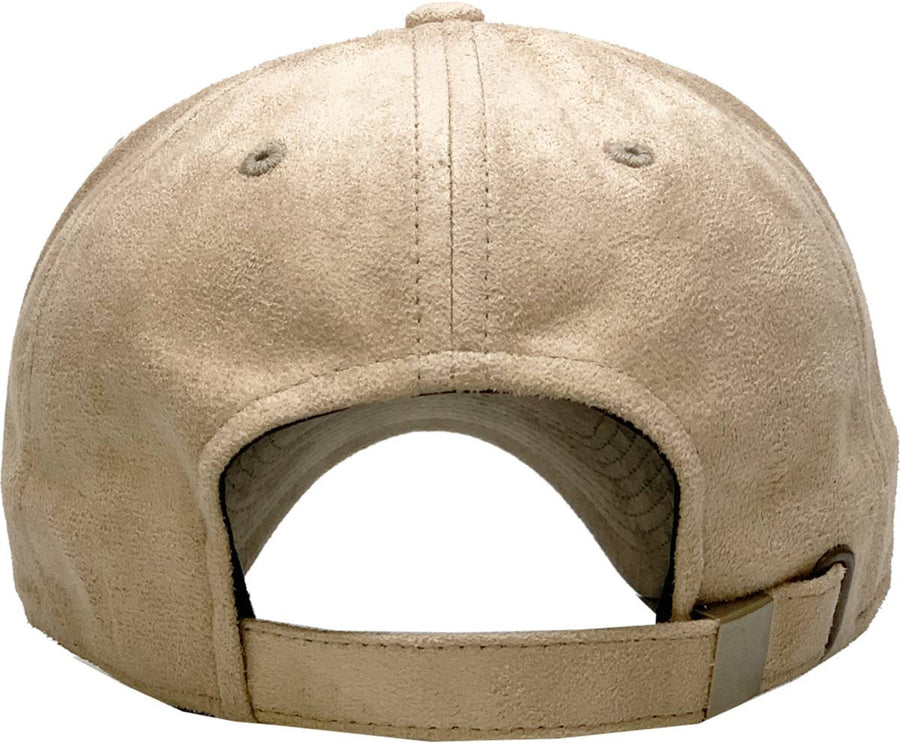 KBETHOS - SUEDE BASEBALL CAP Taupe