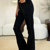 Judy Blue High Waist Distressed Flare Jeans