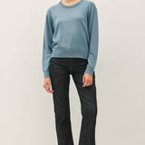 Be Cool - V-NOTCH STITCH CREW NECK SWEATER