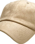 KBETHOS - SUEDE BASEBALL CAP Taupe