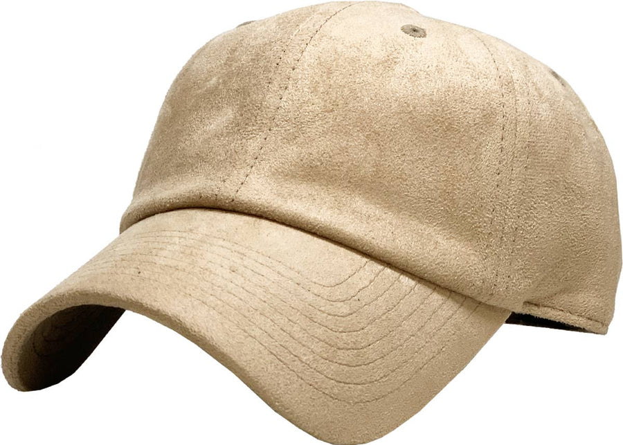 KBETHOS - SUEDE BASEBALL CAP Taupe