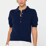 Current Air - Short Sleeve Knit Polo Top