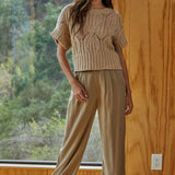 By Together CALI CROCHET TOP