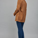 FATE - Faux Suede Relaxed Fit Blazer