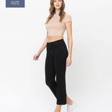 Vervet by Flying Monkey - Plus Size High Rise Ankle Straight Jeans