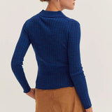 Chels Long Sleeve Sweater Top, Crescent