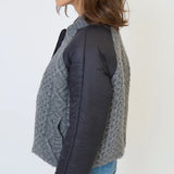 CELESTE SWEATER AND NYLON JACKET, Central Park West