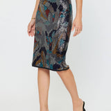 Current Air - Metallic Sequin Skirt