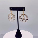 Pearl Multi Hoop Earring, Zhanna Jewelry
