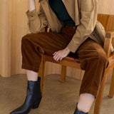 Crescent - Riley Corduroy Barrel Pants