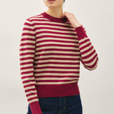 Be Cool - CLASSIC STRIPE CROPPED SWEATER