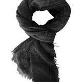 Rubyzaar - Boho Scarf - Black