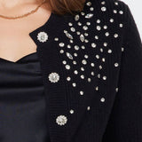 Current Air - Crystal Beaded Detail Cardigan
