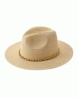 Embellish Your Life - Chained Straw Panama Hat