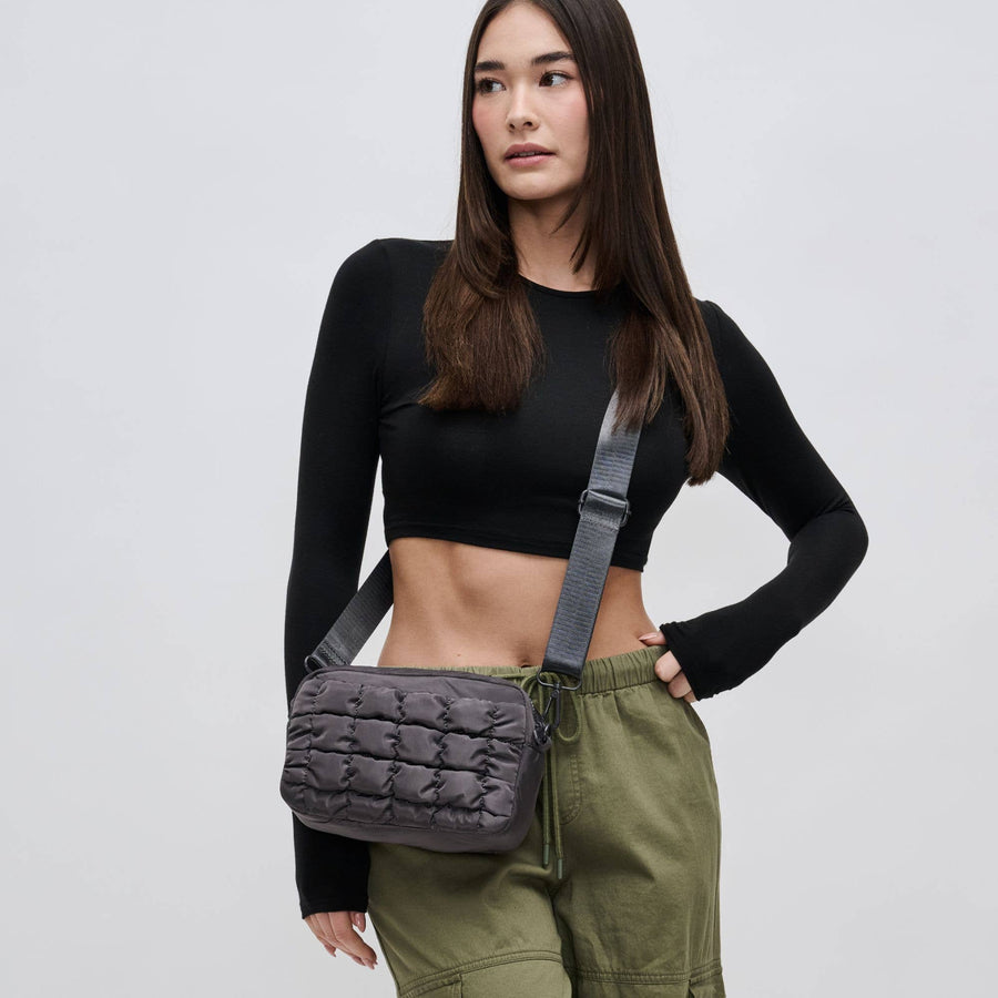 Sol and Selene - Inspiration - Quilted Nylon Crossbody (various colors)