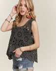 ADORA Crochet Wide Strap Tank