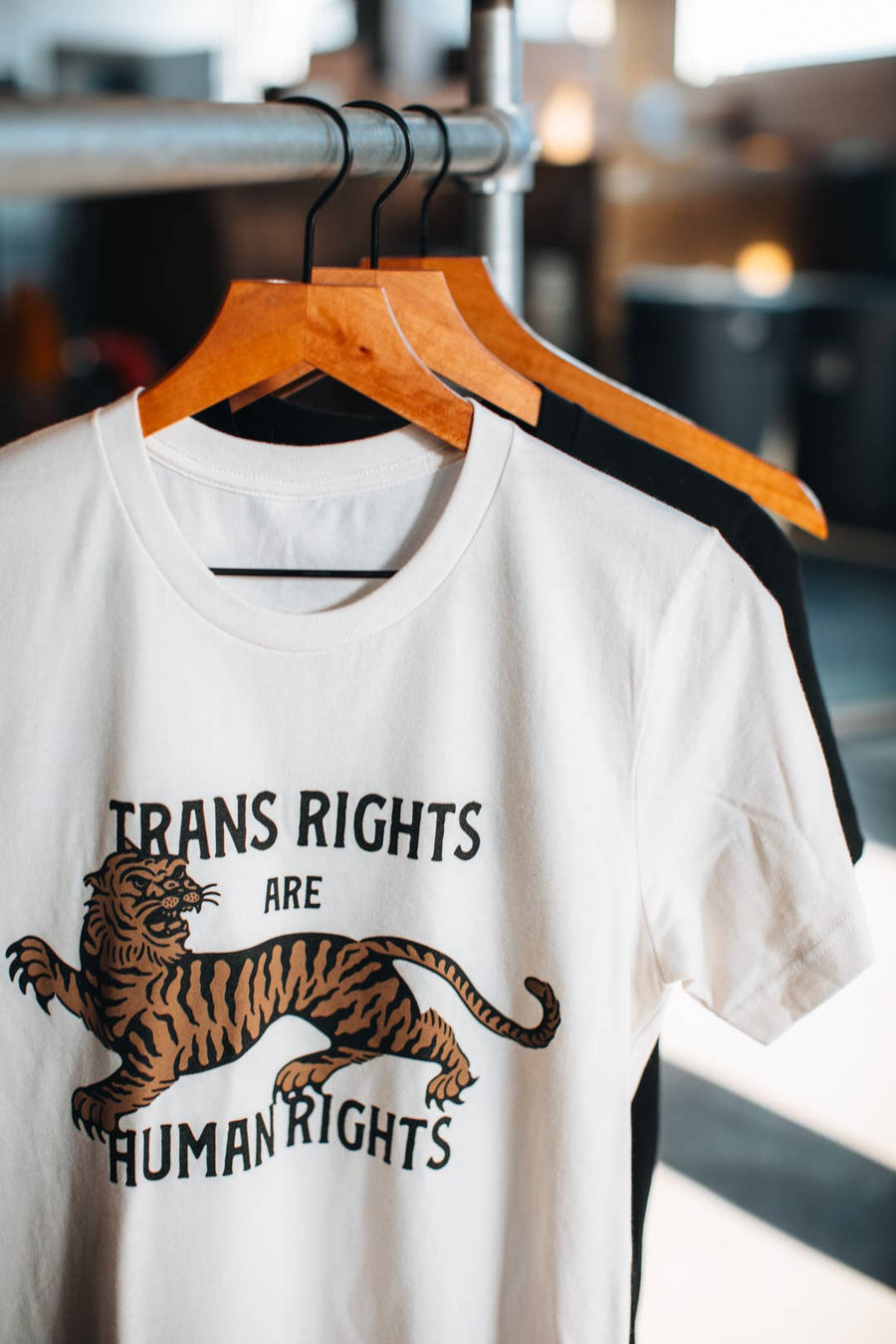 *preorder* Houndstooth Design + Supply Co - Trans Rights are Human Rights Tee - White