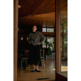 FUN2FUN - TEXTURE CHIFFON PLEATED MAXI SKIRT