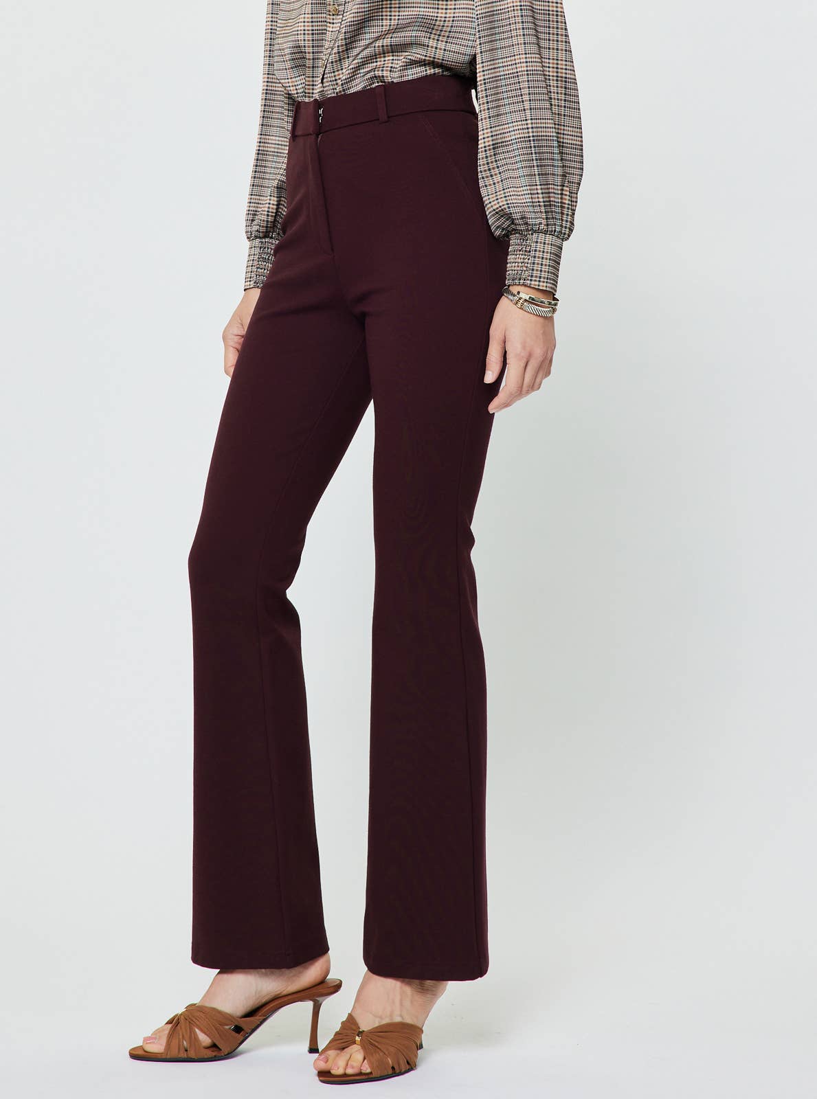 Current Air - Ponte Flare Full Length Pants (preorder- arrives 8/30)