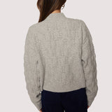 Lost + Wander - Viola Pullover Cable Knit Mock