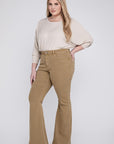 Plus Size High Rise Super Flare Jeans, Vervet by Flying Monkey