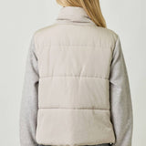 Mystree - Mixed Media Puffer Jacket