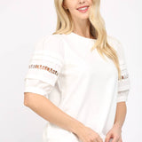 Fate - Love Embroidered Letter Detail Sweatshirt