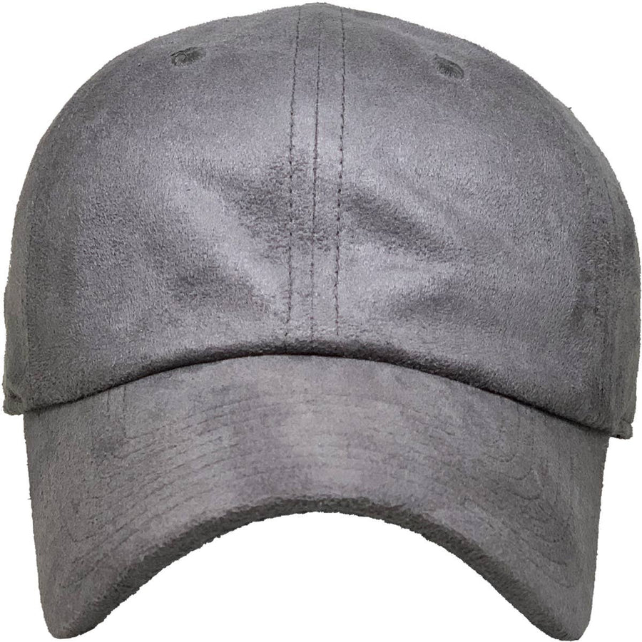 KBETHOS - SUEDE BASEBALL CAP Taupe