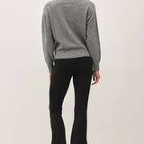 Be Cool - RIB DETAIL BOATNECK SWEATER