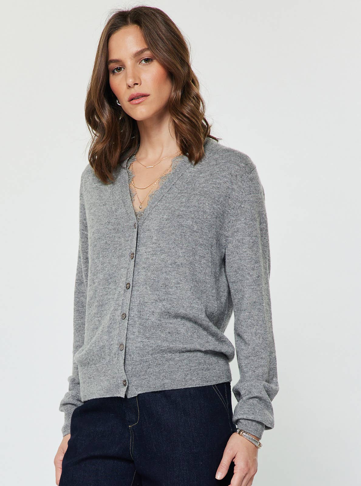 Current Air - Wool Cashmere Knit Top & Cardigan Set (preorder- arrives 8/30)