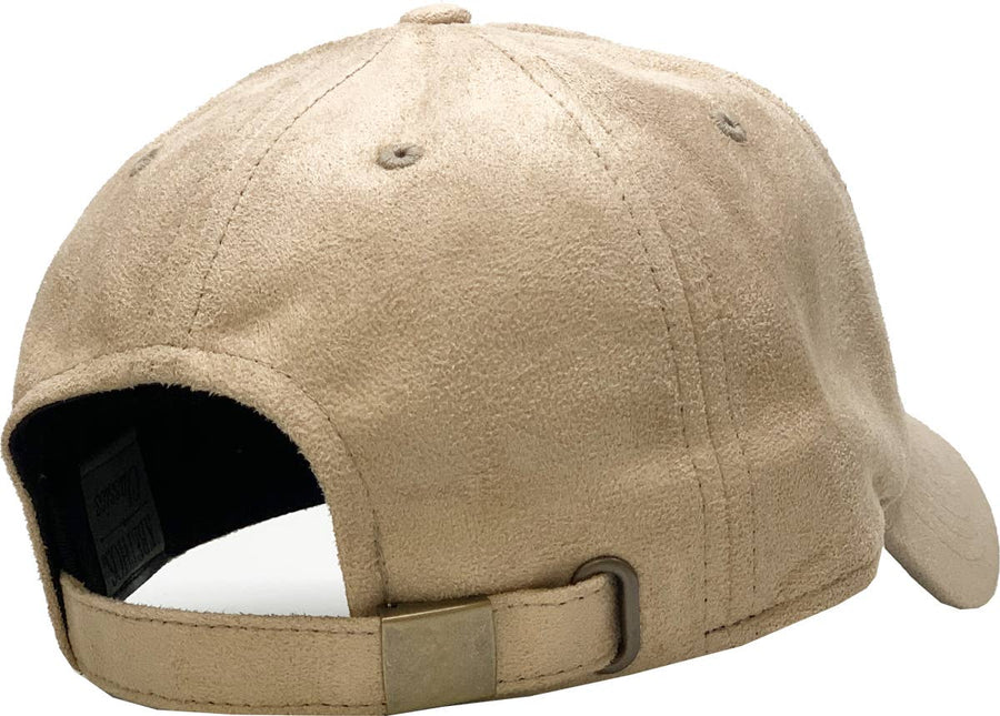 KBETHOS - SUEDE BASEBALL CAP Taupe