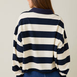 LE LIS -  Rugby Polo Top in Stripe