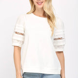 Fate - Love Embroidered Letter Detail Sweatshirt