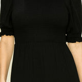 CATCH ME A DREAM SMOCKED MAXI DRESS