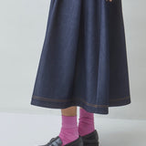 Funny Denim Skirt by Suncoo