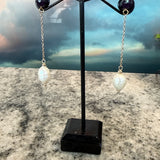 Pearl and Amethyst Earrings, Zhanna Jewelry