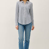 Be Cool - STRIPED LONG SLEEVE COLLARED BUTTON UP SHIRTS