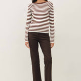 Be Cool - STRIPED SLIM FIT RAGLAN SLEEVE SWEATER