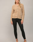 FATE - TEXTURED KNIT CARDIGAN